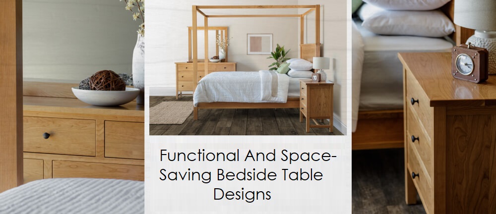 Functional And Space-Saving Bedside Table Designs